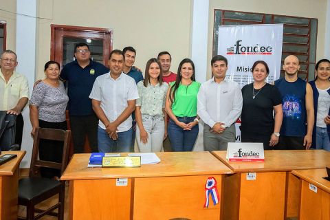 Respaldo legislativo para ciclo de charlas de capacitación del FONDEC en Itapúa