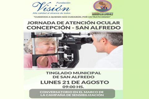 Jornada de atención oftalmológica para adultos mayores se desarrollará en San Alfredo