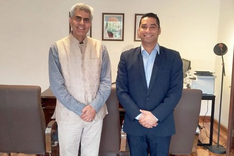 Con el Embajador de la India enfocan importancia de fortalecer relaciones bilaterales