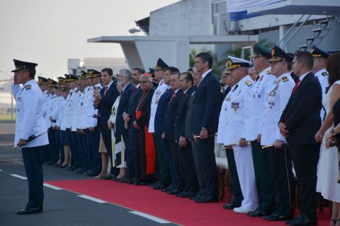 Presencia legislativa en aniversario de la Escuela de Aviación Militar de la Fuerza Aérea Paraguaya
